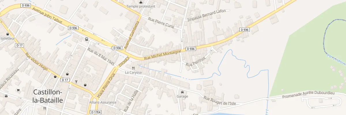 Plan du 44 Rue Michel Montaigne à Castillon-la-Bataille