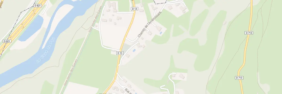 Plan du 6 Rte de Lourdes à Ger
