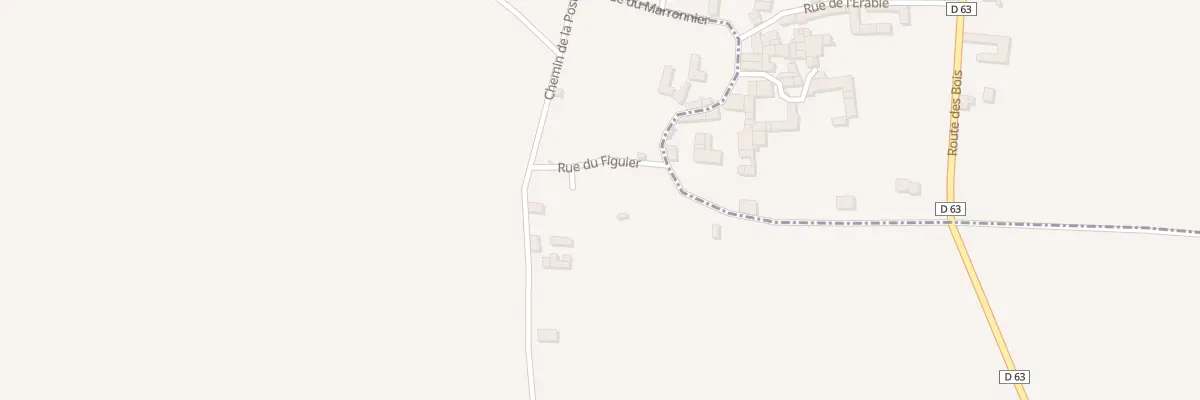 Plan du 1 Imp du Cerisier à Mérignac