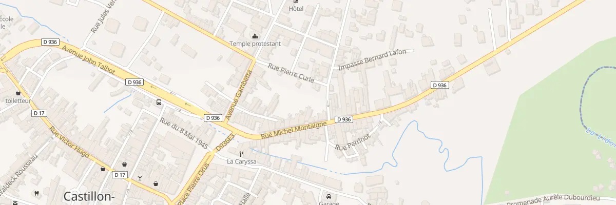Plan du 31 Rue Michel Montaigne à Castillon-la-Bataille