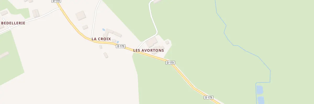 Plan du 5076 Les Avortons à Montreuil-le-Chétif