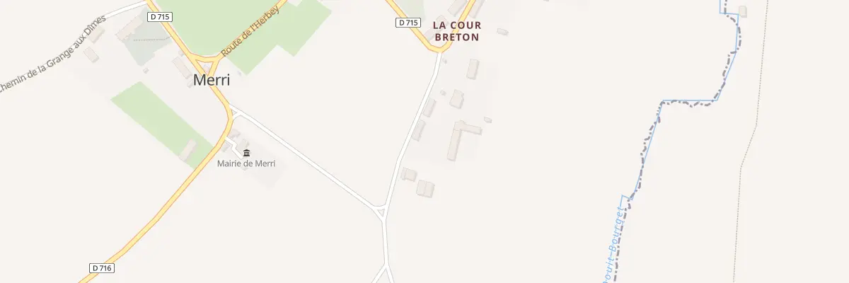 Plan du 5000 La Cour Breton à Merri