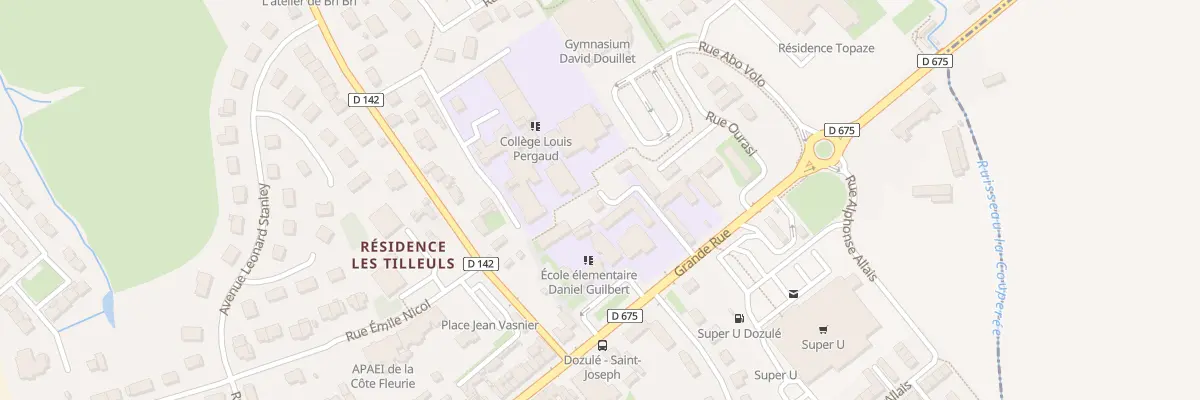 Plan du 23 Gr Grande Rue à Dozulé