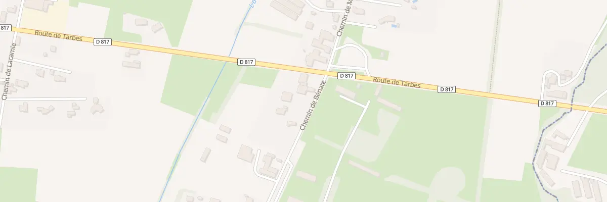 Plan du 80 Che de Bénate à Ger
