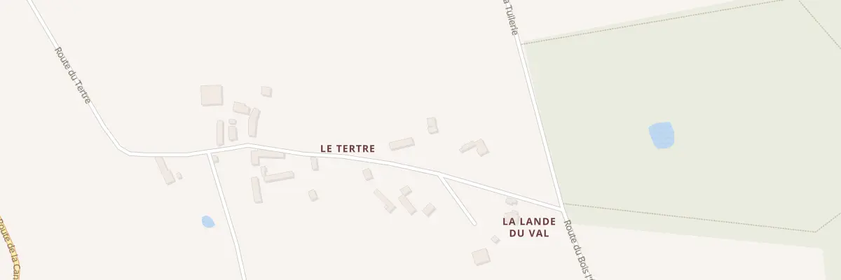 Plan du 685 Rte du Tertre à La Lande-de-Goult