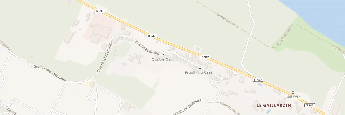 Plan du 33 Rue de Beaulieu à Saumur
