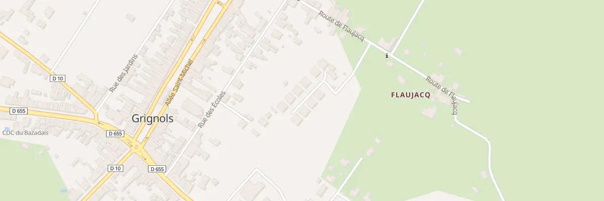 Plan du 12 Rte de Flaujacq à Grignols