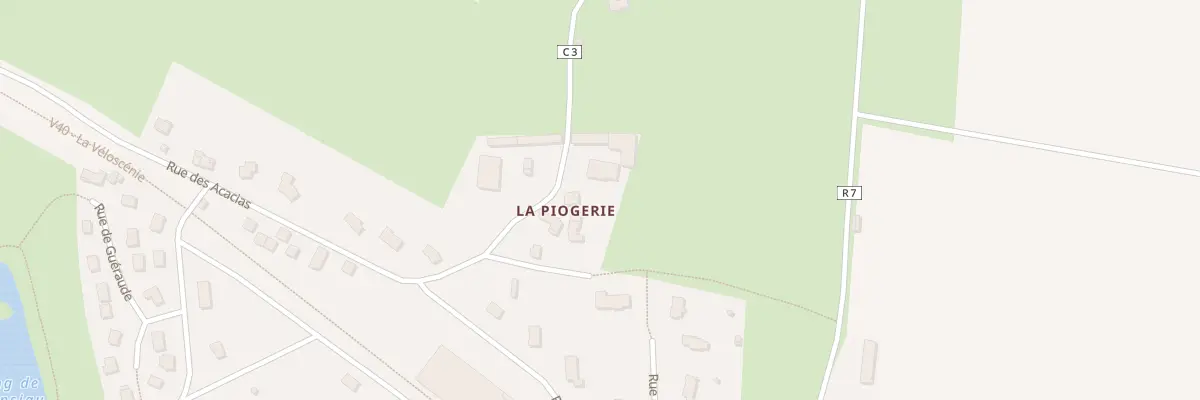 Plan du 76 La Piogerie à Saint-Denis-sur-Sarthon
