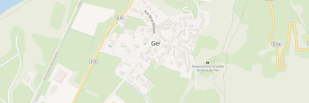 Plan du 2 Pl de l’Eglise à Ger