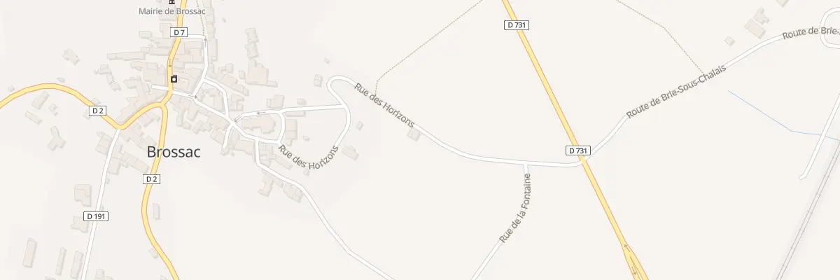 Plan du 10 Rue des Horizons à Brossac