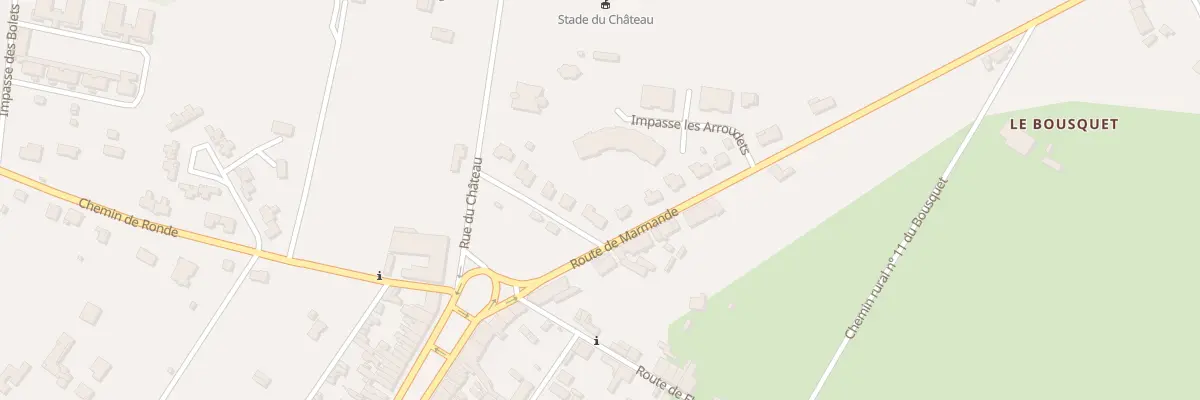 Plan du 9 Rue du Chateau d’Eau à Grignols