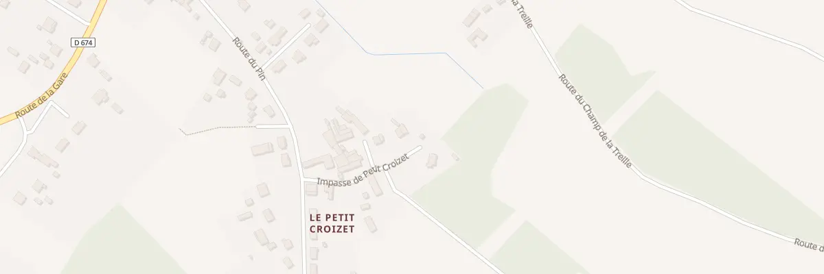 Plan du 22 Au Petit Croiset aux Églisottes-et-Chalaures