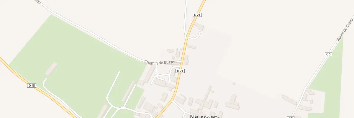 Plan du 11 Rue de Rochereau à Bernay-Neuvy-en-Champagne