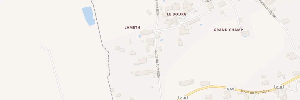 Plan du 9 Lameth à Loubens