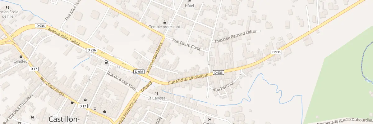 Plan du 27 Rue Michel Montaigne à Castillon-la-Bataille