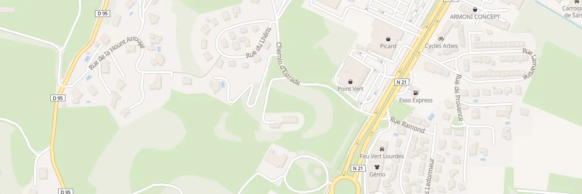 Plan du 9002 Che d’Estrades à Lourdes