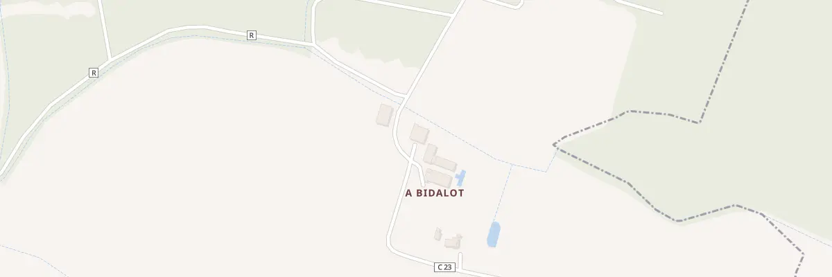 Plan du 5077 A Bidalot à Sarragachies