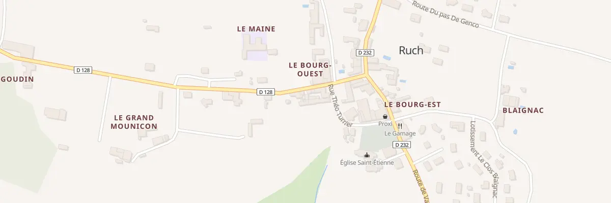 Plan du 155  à Ruch