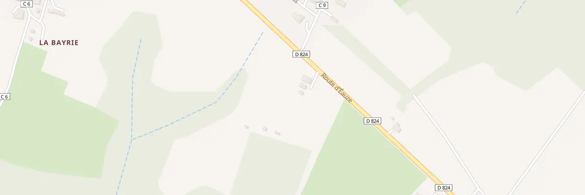 Plan du 74 Rte d’Eauze à Larée