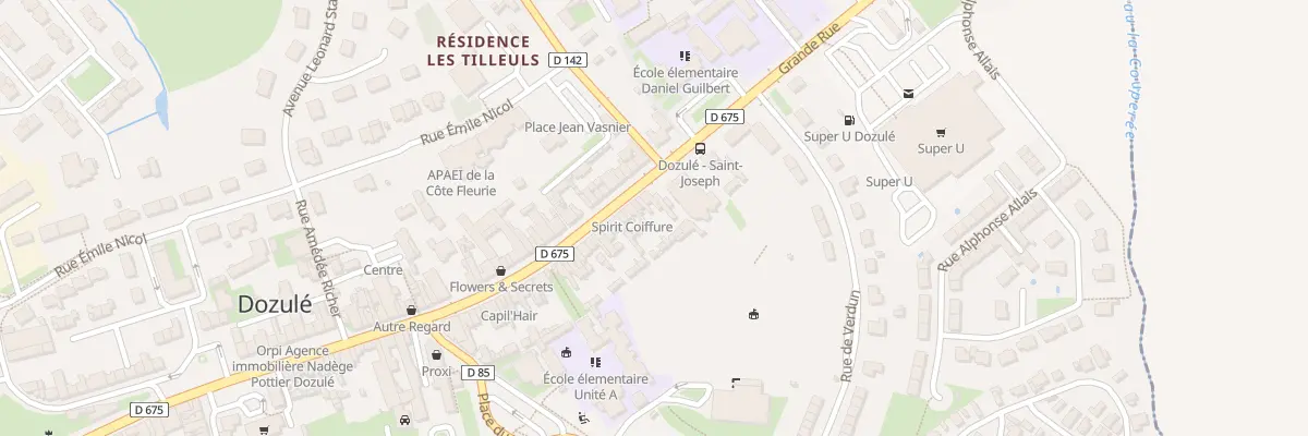 Plan du 36 Gr Grande Rue à Dozulé