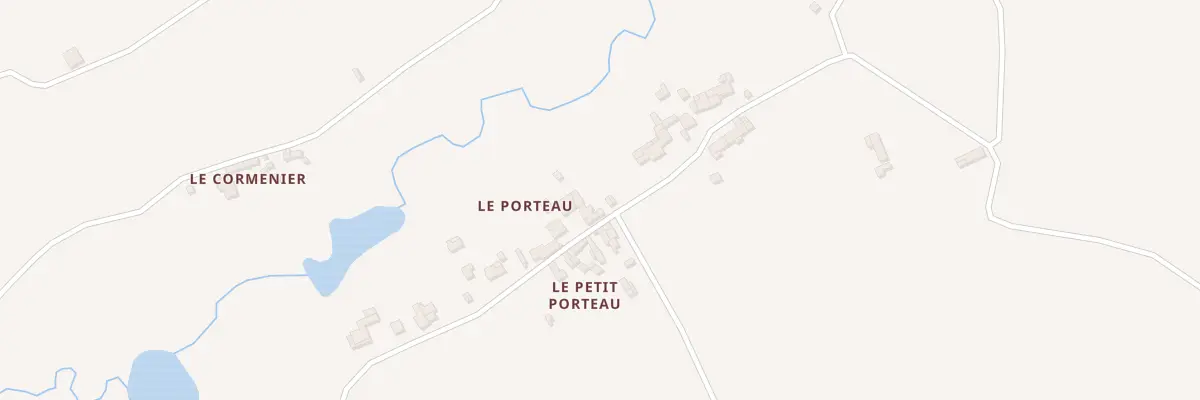 Plan du 21 Le Porteau à Vasles