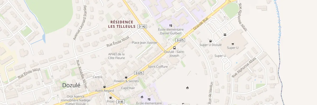 Plan du 33 Gr Grande Rue à Dozulé