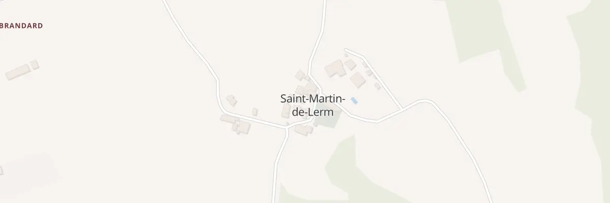 Plan du 14 Rte du Bourg à Saint-Martin-de-Lerm