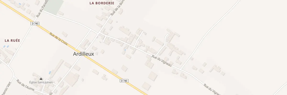 Plan du 6 Rue du Vigneau à Valdelaume