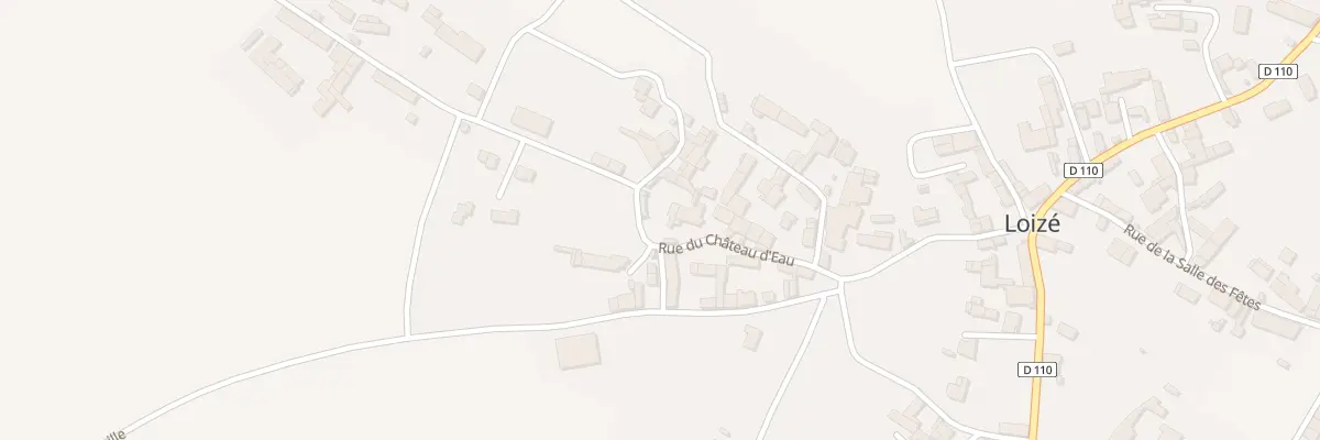 Plan du 14 Rue du château d’eau à Alloinay