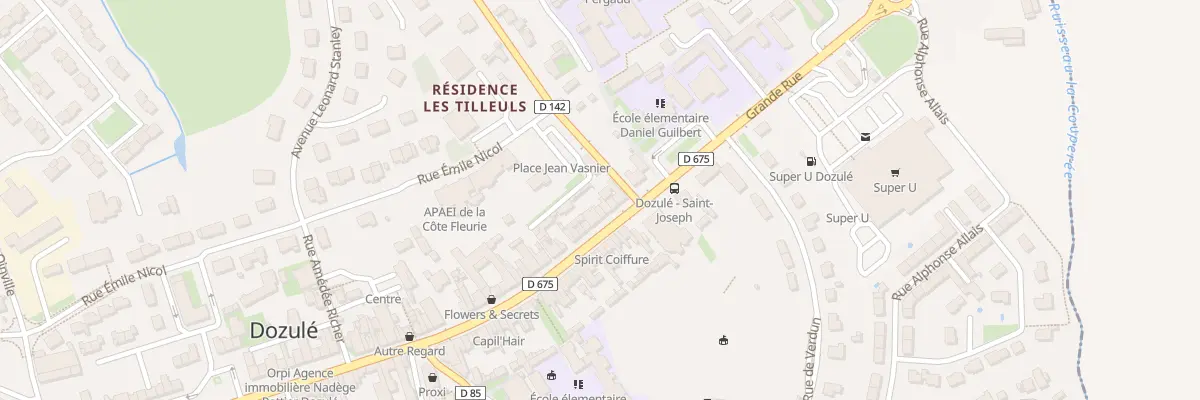 Plan du 35 Gr Grande Rue à Dozulé