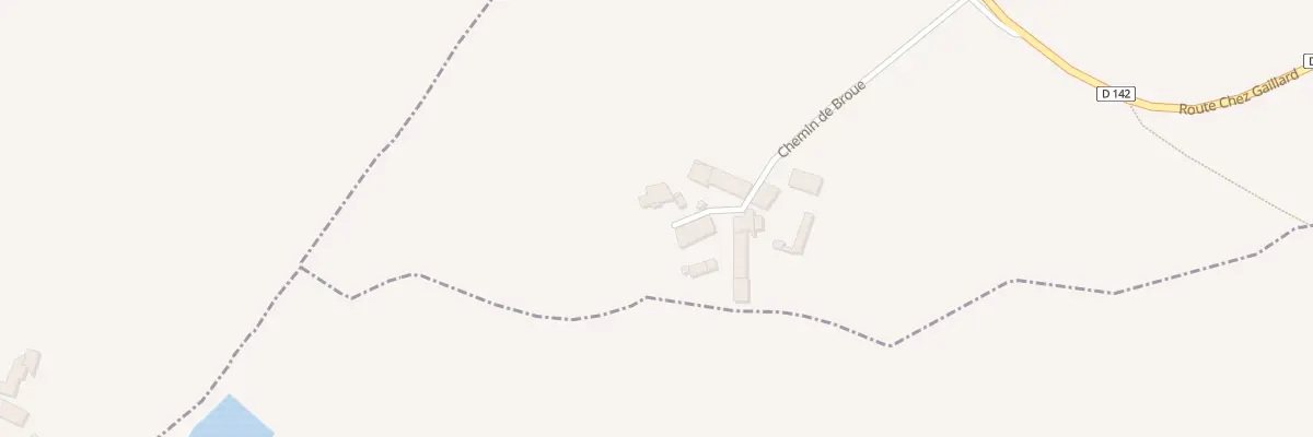 Plan du 4 Che de Broue à Sainte-Souline