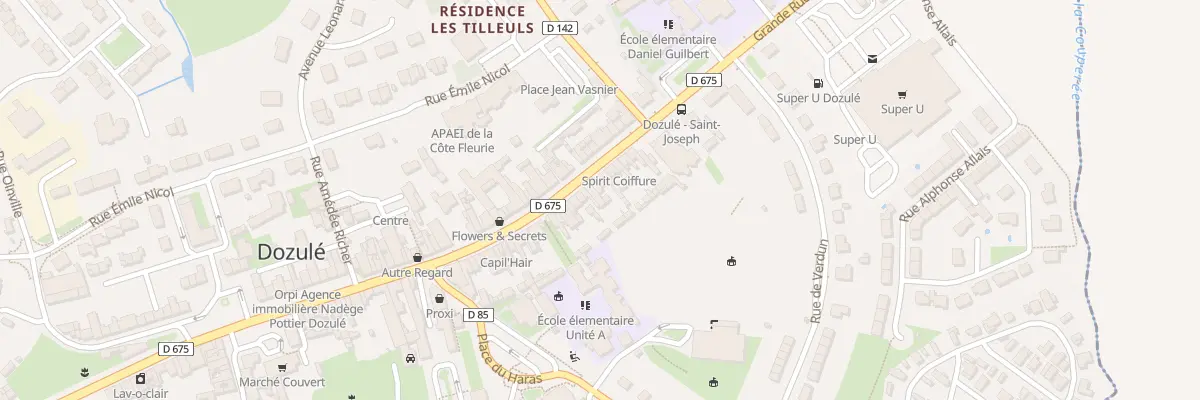 Plan du 52 Gr Grande Rue à Dozulé