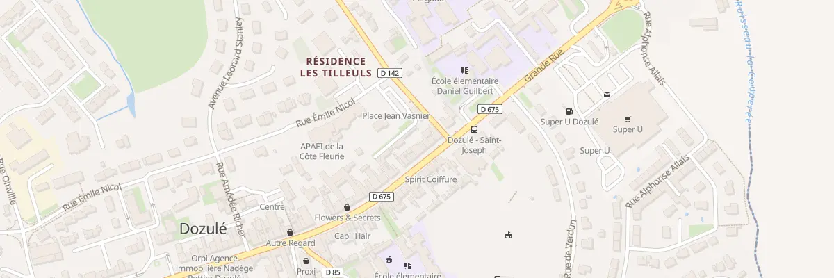 Plan du 37 Gr Grande Rue à Dozulé