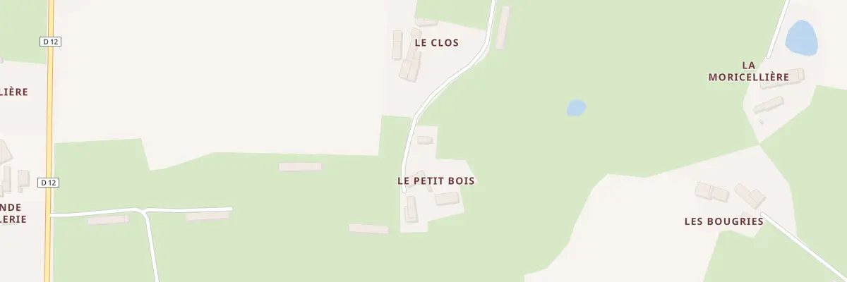 Plan du 5201 Le Petit Bois à Courcelles-la-Forêt