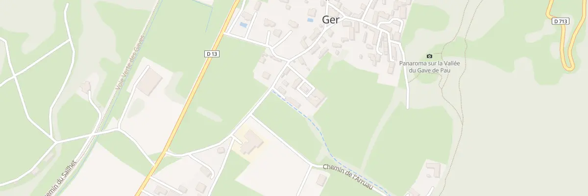 Plan du 11 Rue des Lanettes à Ger