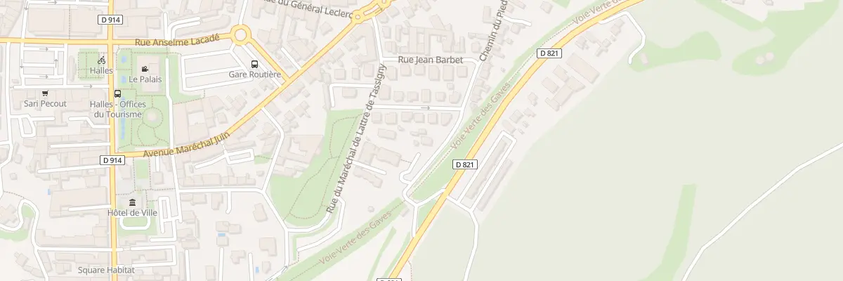 Plan du 18 Che du Pied du Jer à Lourdes
