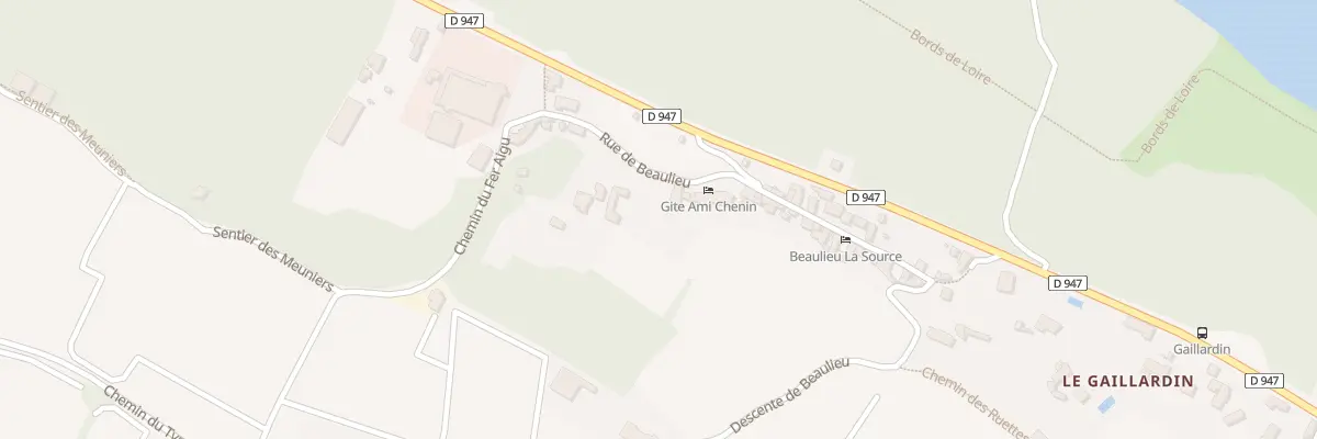Plan du 9022 Rue de Beaulieu à Saumur