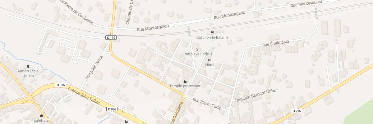 Plan du 4 Rue Marechal Juin à Castillon-la-Bataille