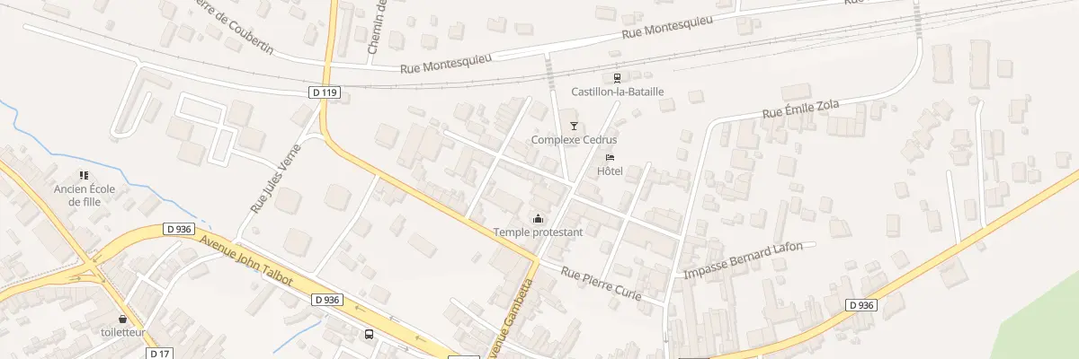 Plan du 3 Rue Marechal Juin à Castillon-la-Bataille