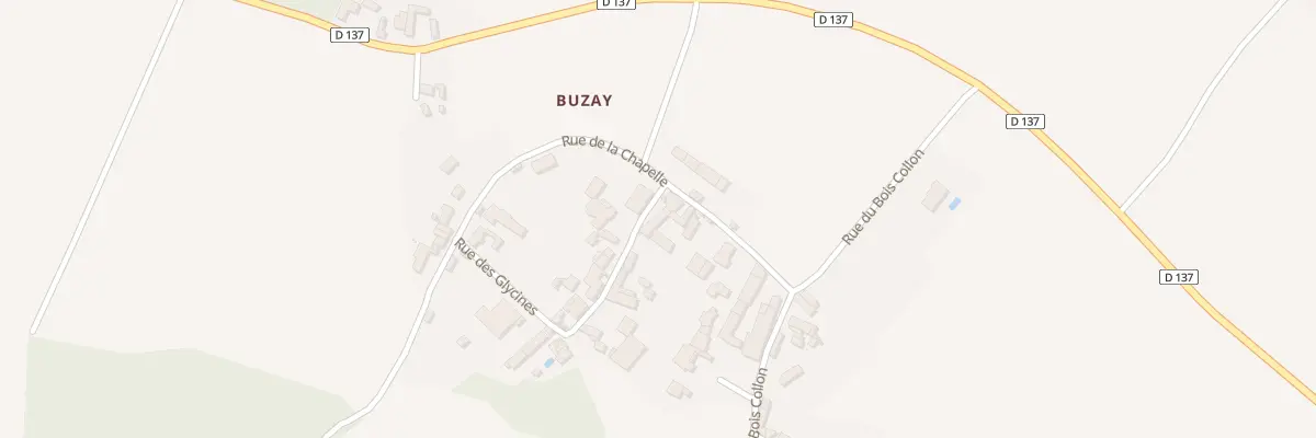 Plan du 1 Rue des Glycines à Thénezay