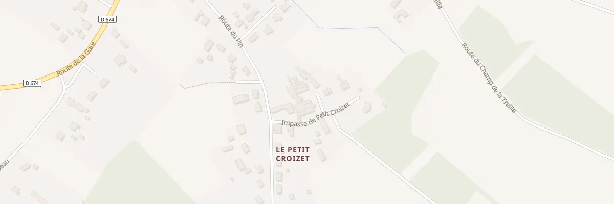 Plan du 17 Au Petit Croiset aux Églisottes-et-Chalaures
