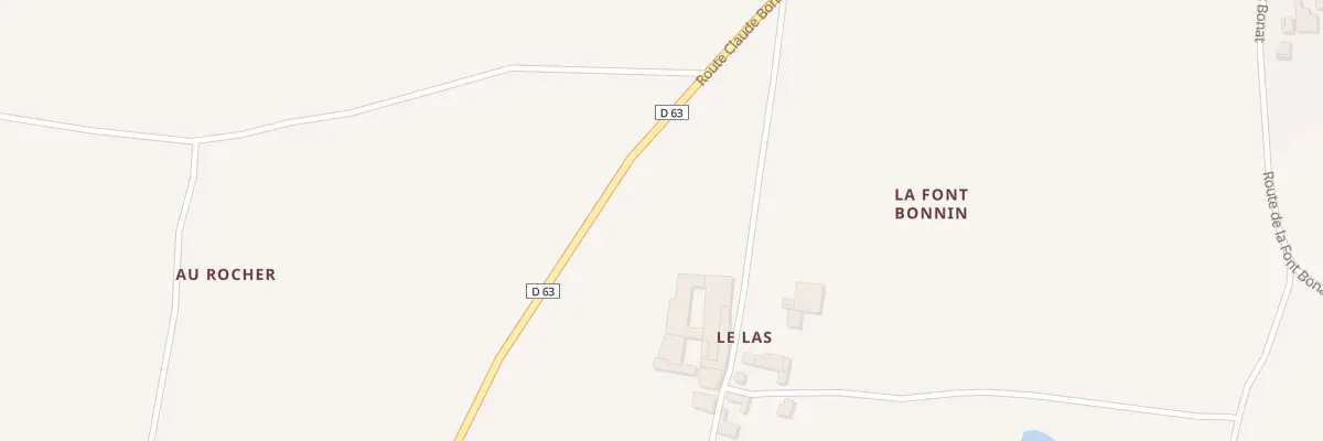Plan du 5141 Le Las à Moulidars