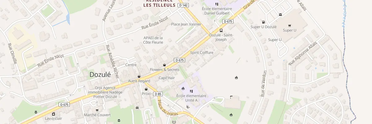 Plan du 62 Gr Grande Rue à Dozulé