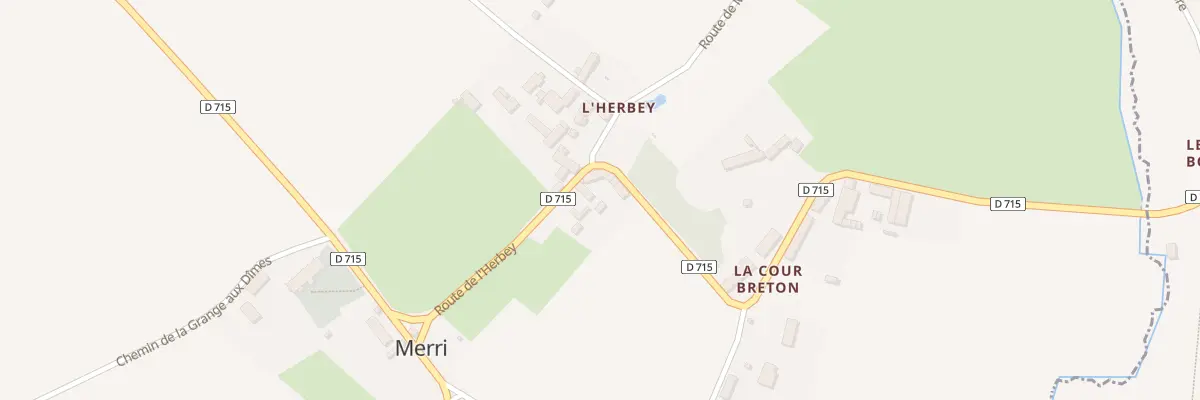 Plan du 71 L’Herbey à Merri