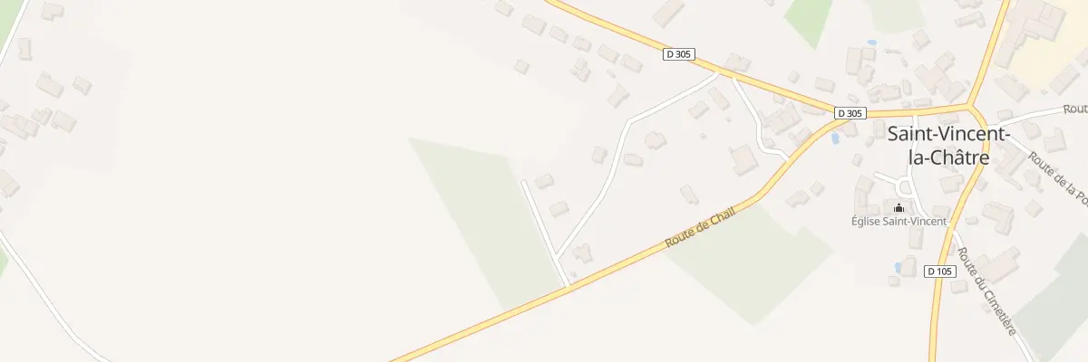Plan du 40 Rte de Melle à Saint-Vincent-la-Châtre