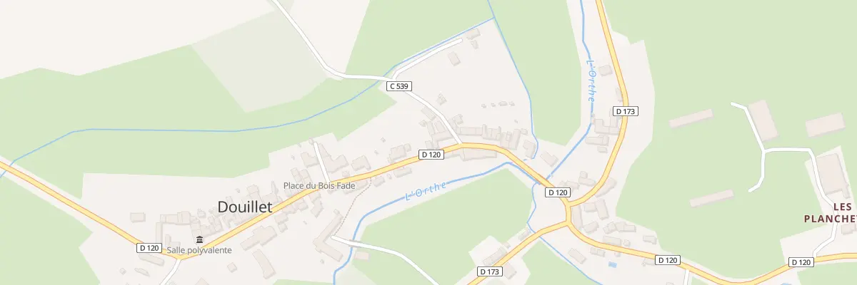 Plan du 46 Rue Robert Triger à Douillet