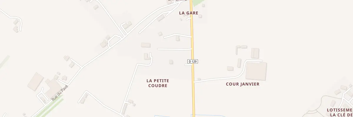 Plan du 219 Rte de Saint Philbert à Blou