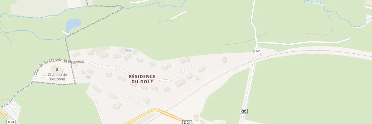 Plan du 40 Che du Manoir de Beuzeval à Gonneville-sur-Mer