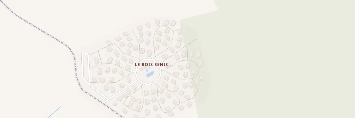 Plan du 58 Le Bois Senis aux Forges