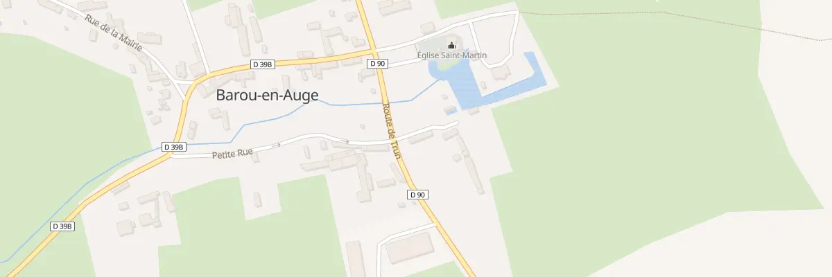 Plan du 5016 Le Bourg à Barou-en-Auge